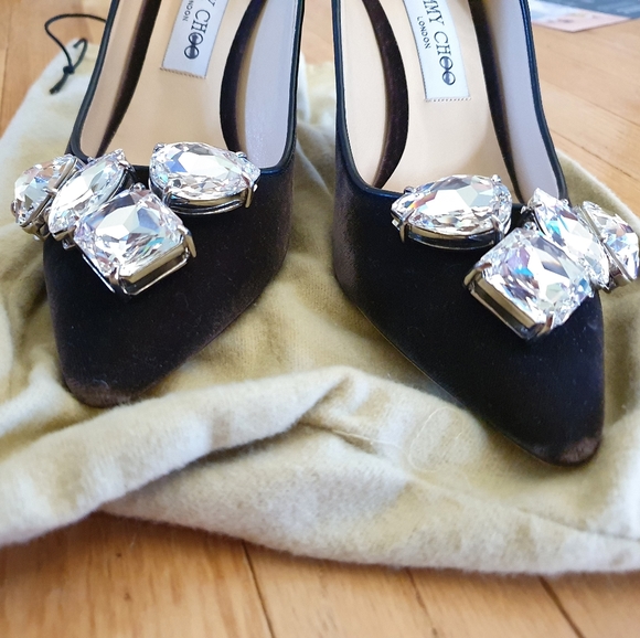 Jimmy Choo Marvel 85 Pumps - Picture 2 of 8